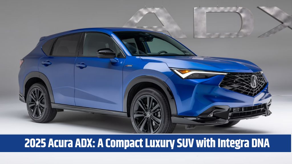 2025 Acura ADX A Compact Luxury SUV with Integra DNA