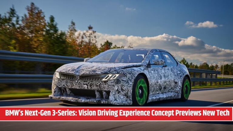 BMW’s Next-Gen 3-Series Vision Driving Experience Concept Previews New Tech