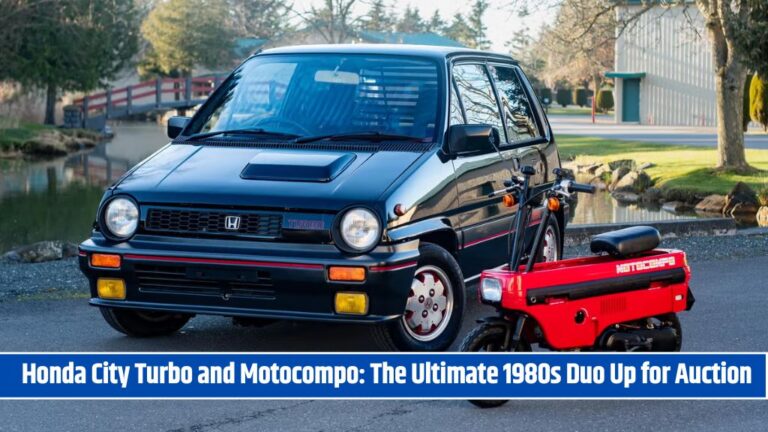 Honda City Turbo and Motocompo The Ultimate 1980s Duo Up for Auction