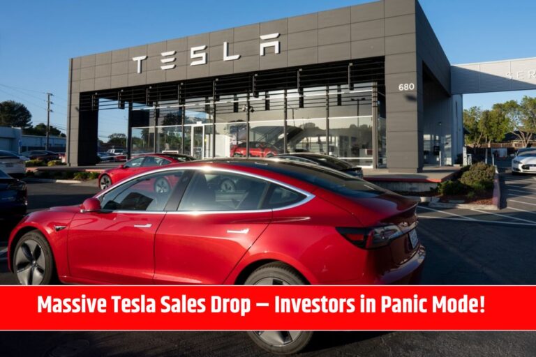 Massive Tesla Sales Drop – Investors in Panic Mode!