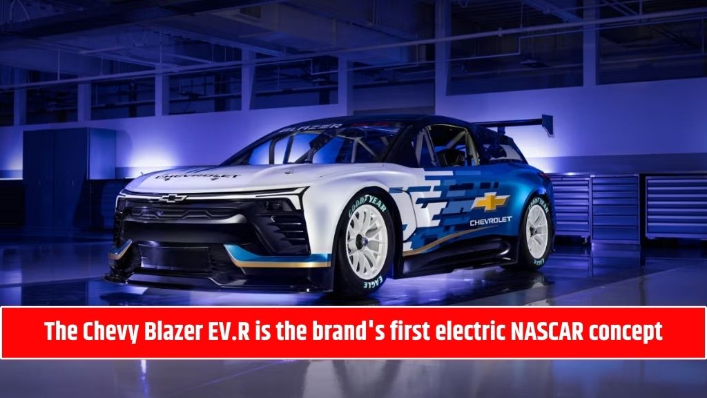 The Chevy Blazer EV.R is the brand's first electric NASCAR concept