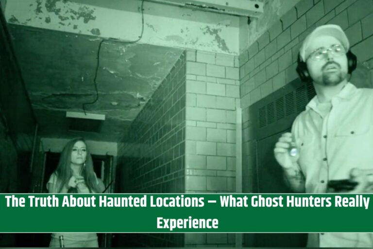 The Truth About Haunted Locations – What Ghost Hunters Really Experience